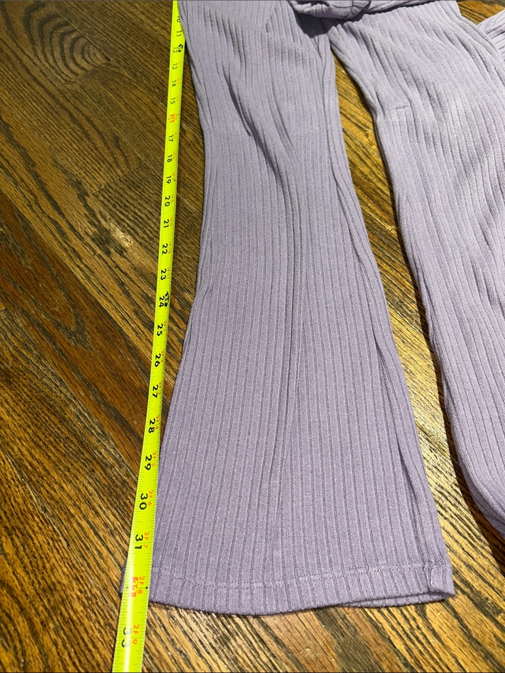 H&M Lavender Ribbed Hoodie and Pants Set - Picture 2 of 10